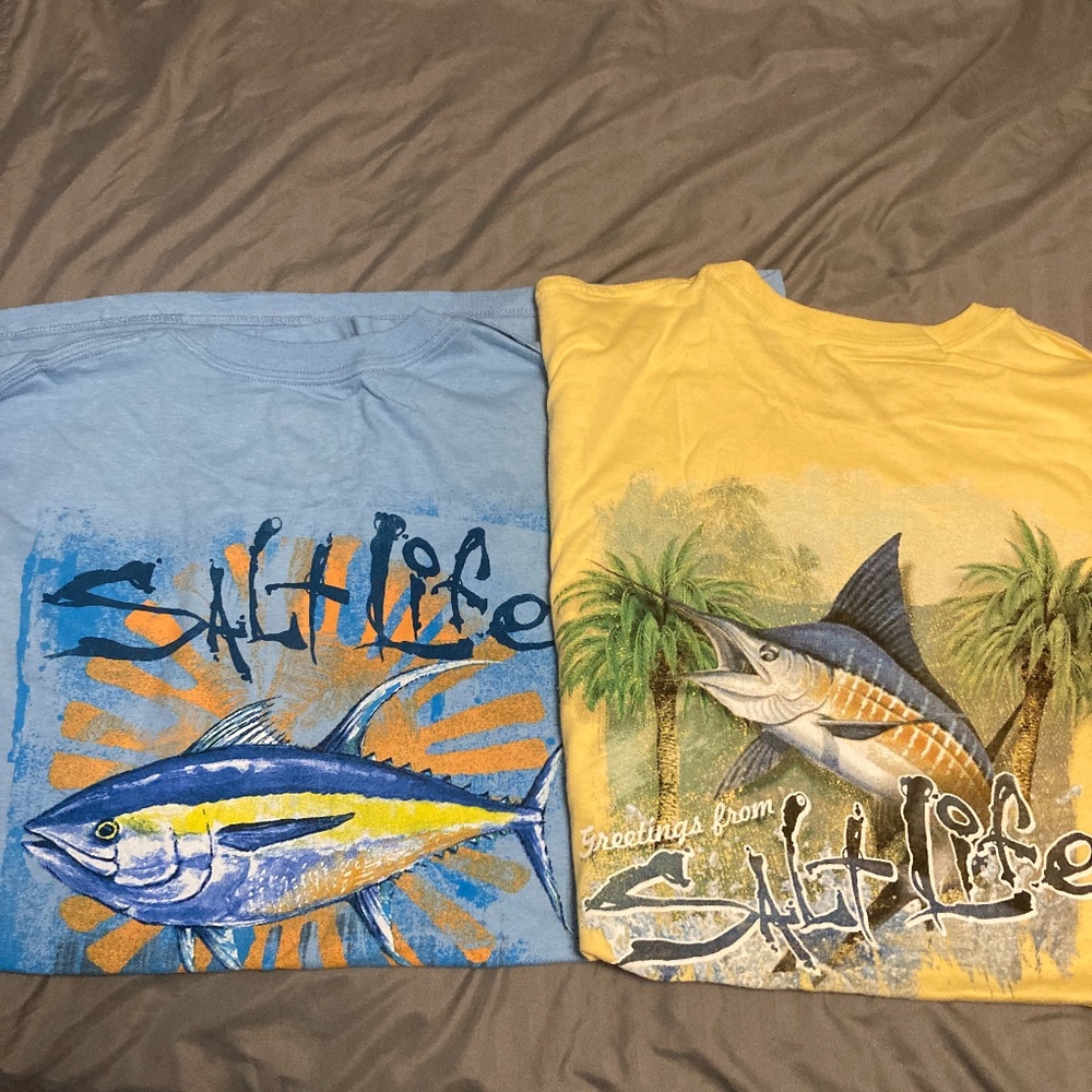 (lot of 2) Salt Life t-shirts